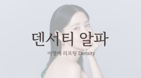 덴서티 3세대 Density 알파팁