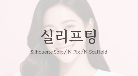 실리프팅 Silhouette Soft / N-Fix / N-Scaffold